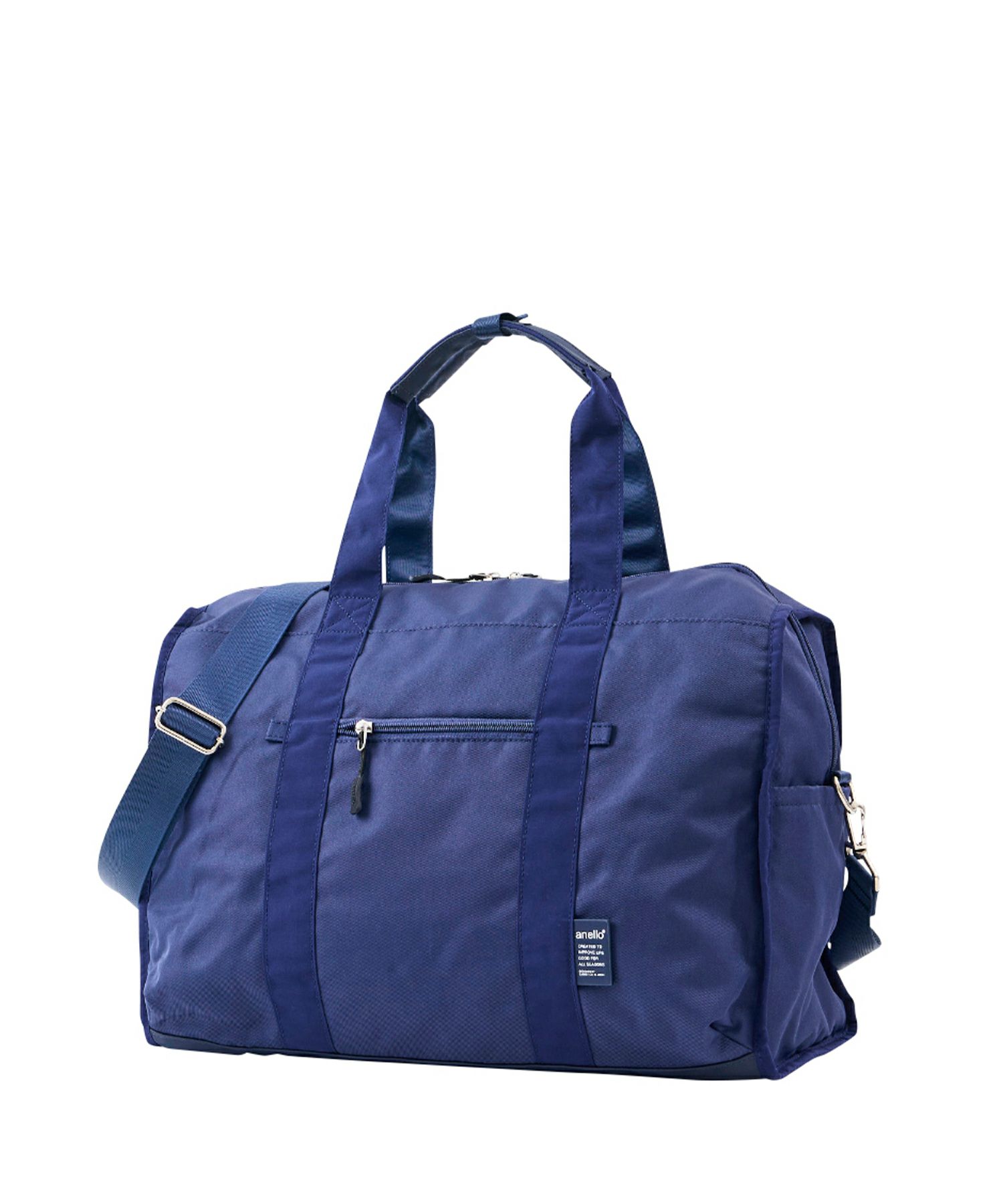 anello ボストンバッグ 両面撥水 軽量 大容量 30L 多機能 10ﾎﾟｹ 2W ｷｬﾘｰｵﾝ ﾎﾞﾄﾙﾎﾟｹ ｼｭｰｽﾞﾎﾟｹ A4 CARRY ATM0952