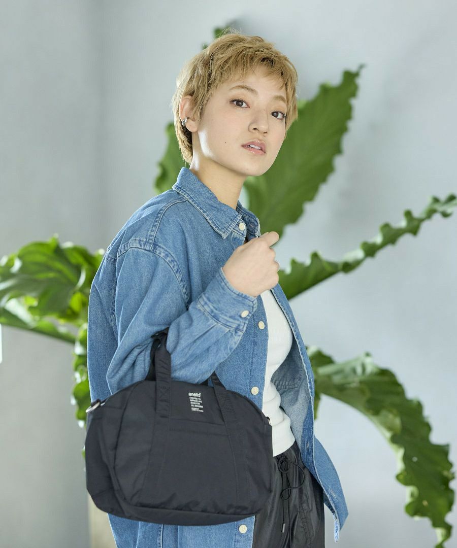 anello ボストンバッグ 両面撥水 軽量 2WAY A5 PARADE ATM0963
