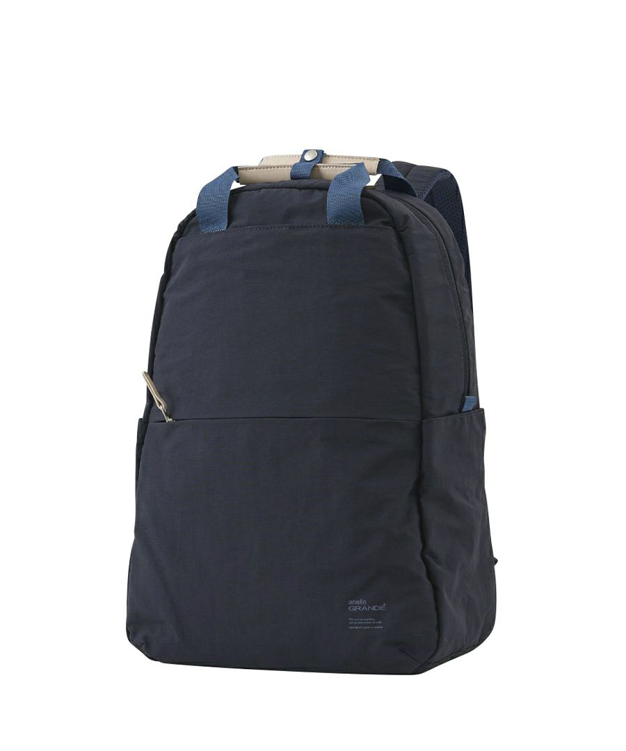anello GRANDE リュック バックパック 両面撥水 軽量 10ポケット 21L PC収納 キャリーオン セキュリティポ A4 SABLE GTM0971