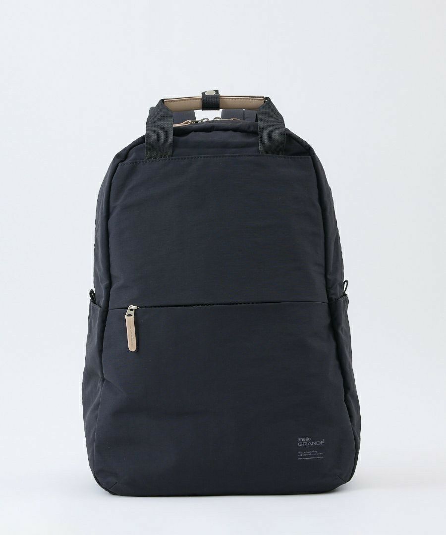 anello GRANDE リュック バックパック 両面撥水 軽量 10ポケット 21L PC収納 キャリーオン セキュリティポ A4 SABLE GTM0971
