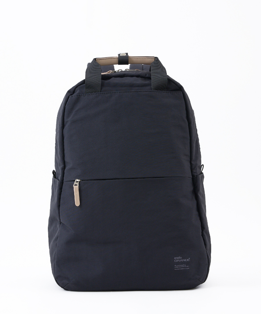 anello GRANDE リュック バックパック 両面撥水 軽量 10ポケット 21L PC収納 キャリーオン セキュリティポ A4 SABLE GTM0971