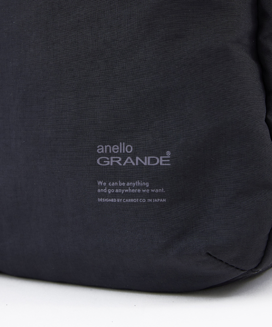 anello GRANDE リュック バックパック 両面撥水 軽量 10ポケット 21L PC収納 キャリーオン セキュリティポ A4 SABLE GTM0971