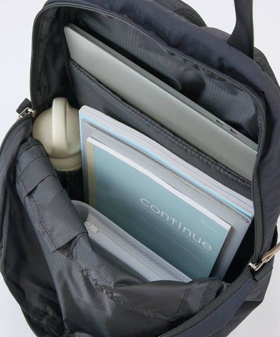 anello GRANDE リュック バックパック 両面撥水 軽量 10ポケット 21L PC収納 キャリーオン セキュリティポ A4 SABLE GTM0971