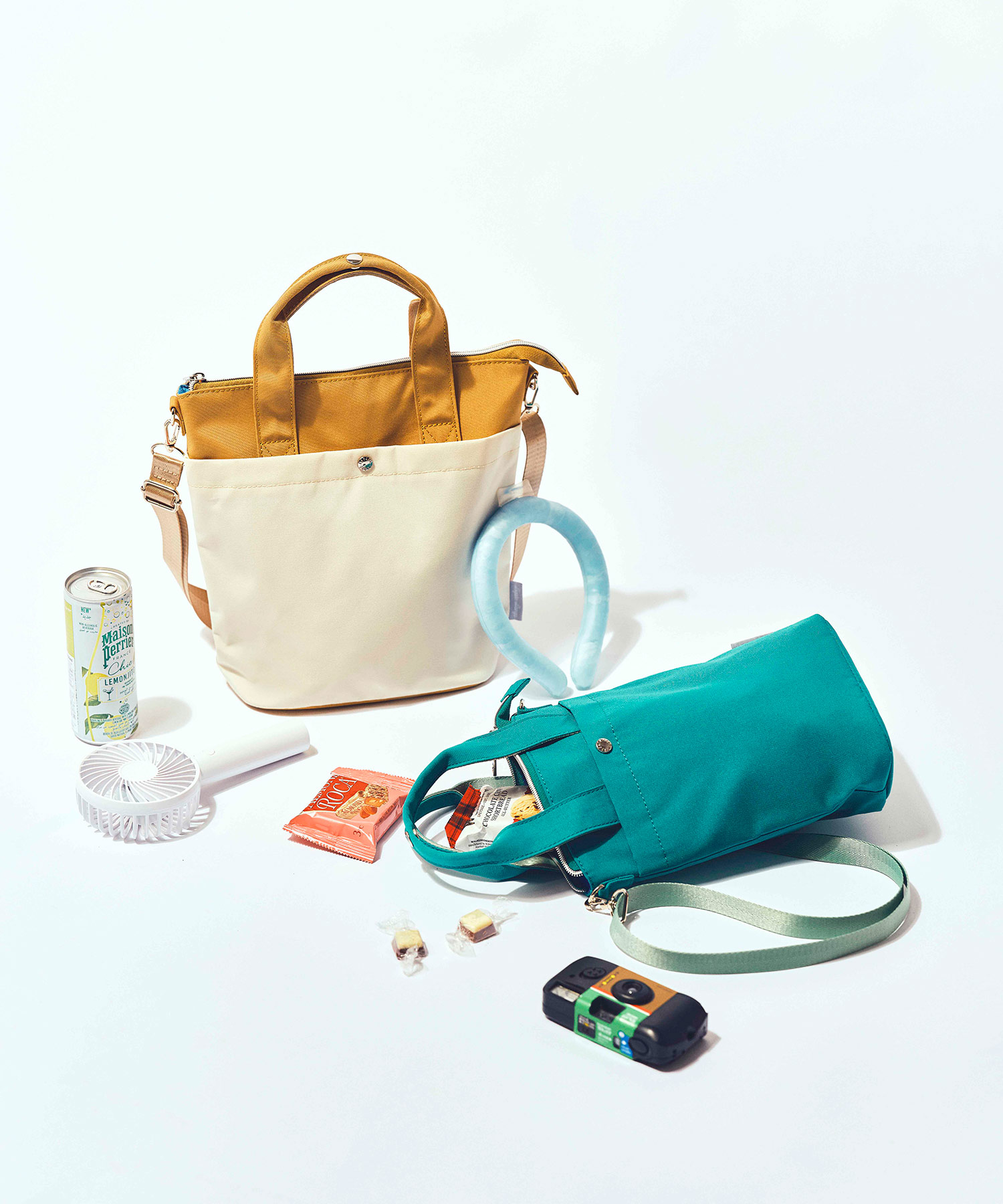 Legato Largo ショルダーバッグ 両面撥水 本体保冷 軽量 2WAY ボトル入れ mini おさんぽBAG LH-D1441