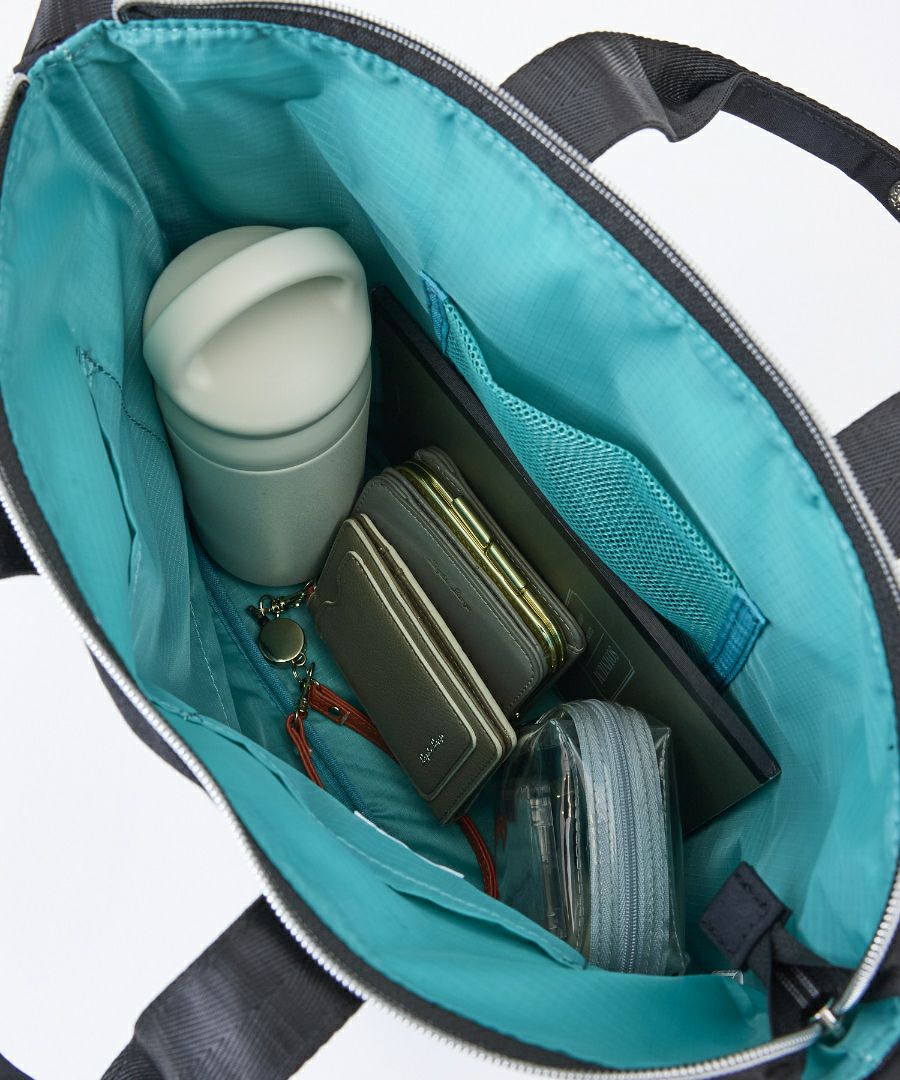 Legato Largo トートバッグ 両面撥水 本体保冷 軽量 ショルダー付き A4 おさんぽBAG LH-D1443