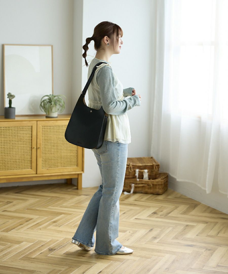 Legato Largo トートバッグ 大きめ内ポケット 長めハンドル 軽量 A5 ユースフル LH-X0392