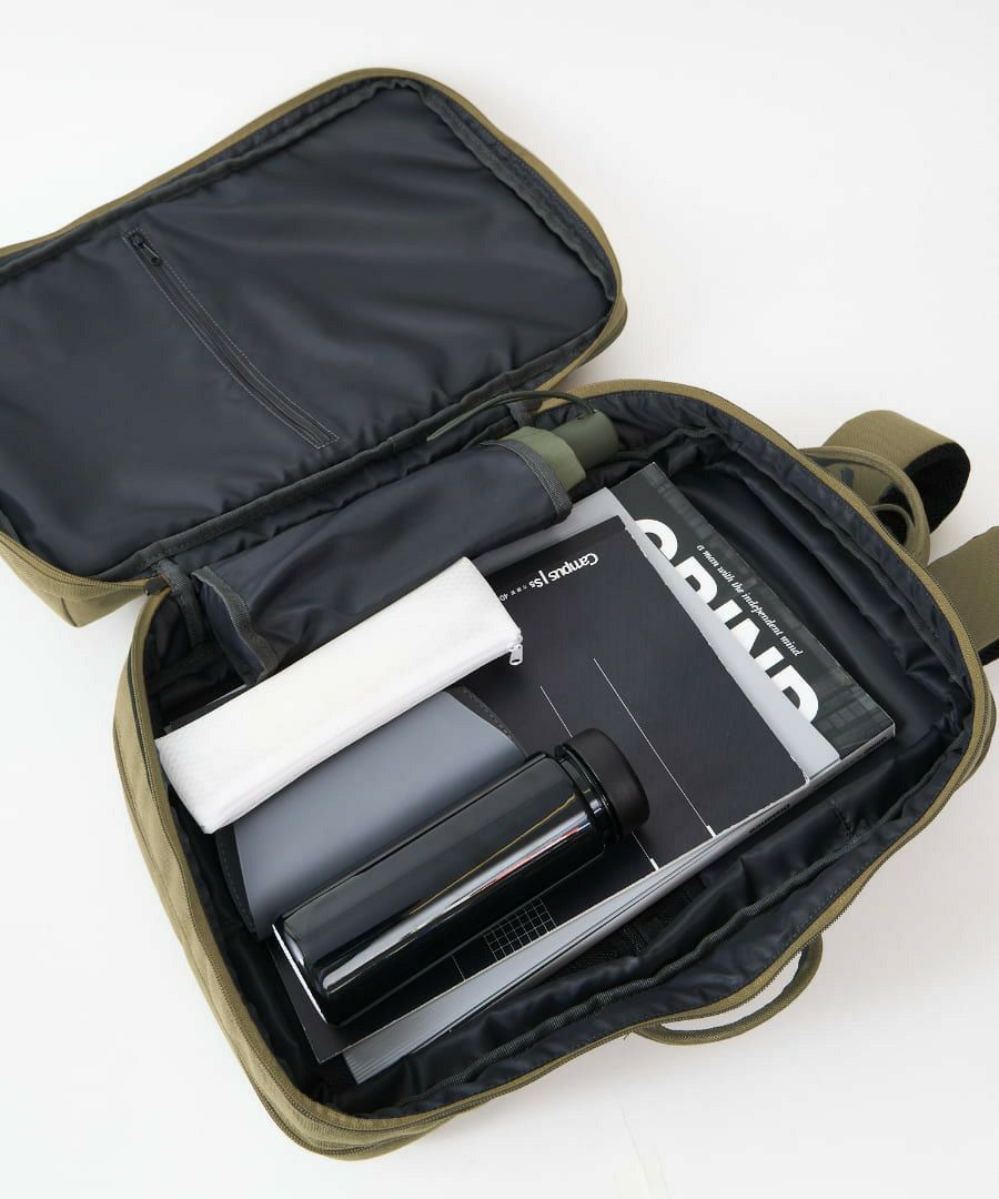fulcro リュック バックパック 撥水 2WAY 多収納 キャリーオン 拡張 大容量 A4 Explorer fma-0017
