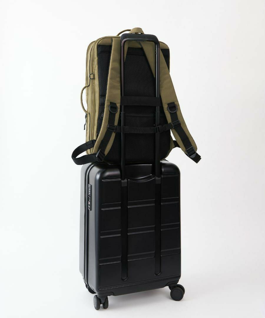 fulcro リュック バックパック 撥水 2WAY 多収納 キャリーオン 拡張 大容量 A4 Explorer fma-0017