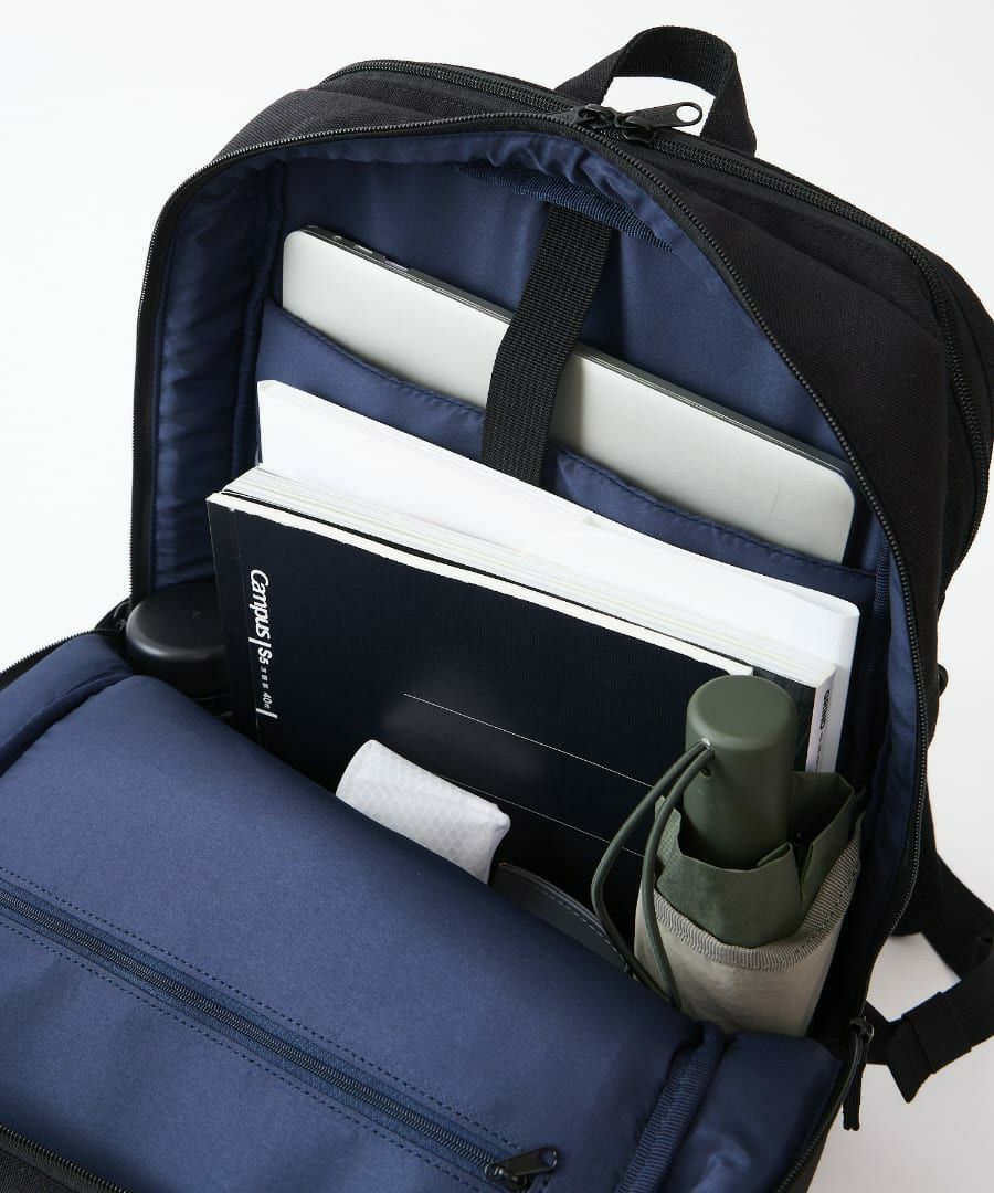 fulcro リュック バックパック 撥水 2WAY 多収納 キャリーオン ダブルPC収納対応 A4 Co-work fma-0035