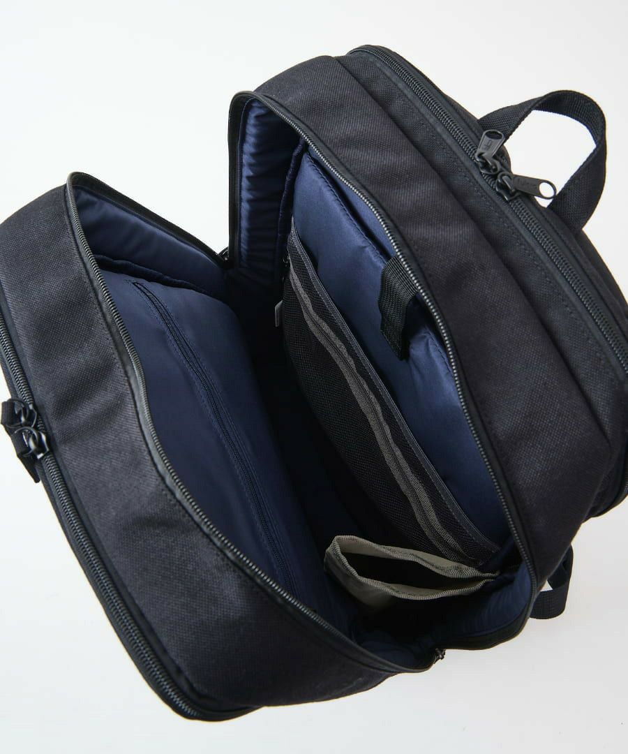 fulcro リュック バックパック 撥水 2WAY 多収納 キャリーオン ダブルPC収納対応 A4 Co-work fma-0035