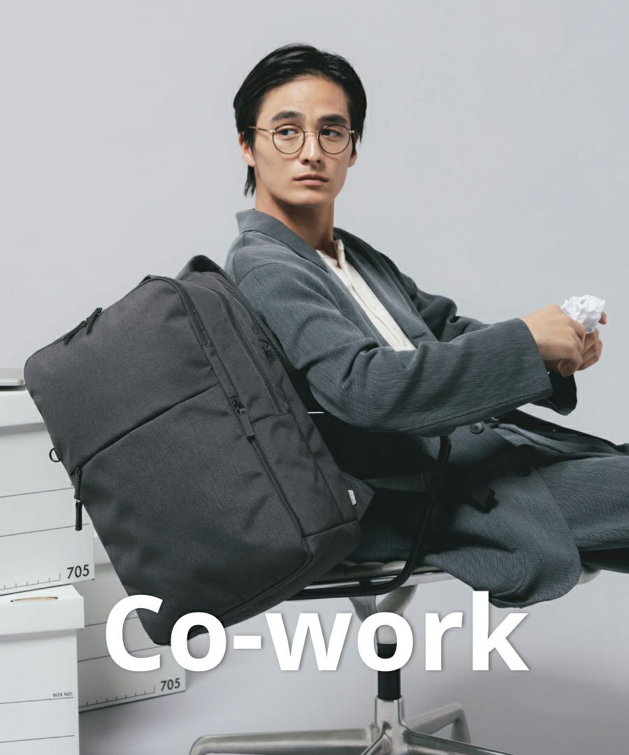 fulcro リュック バックパック 撥水 2WAY 多収納 キャリーオン ダブルPC収納対応 A4 Co-work fma-0035