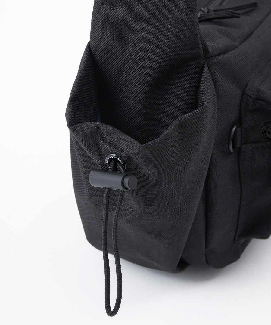 fulcro ショルダーバッグ 撥水 広い開口部 ドローストリングポケット A5 City fma-0023