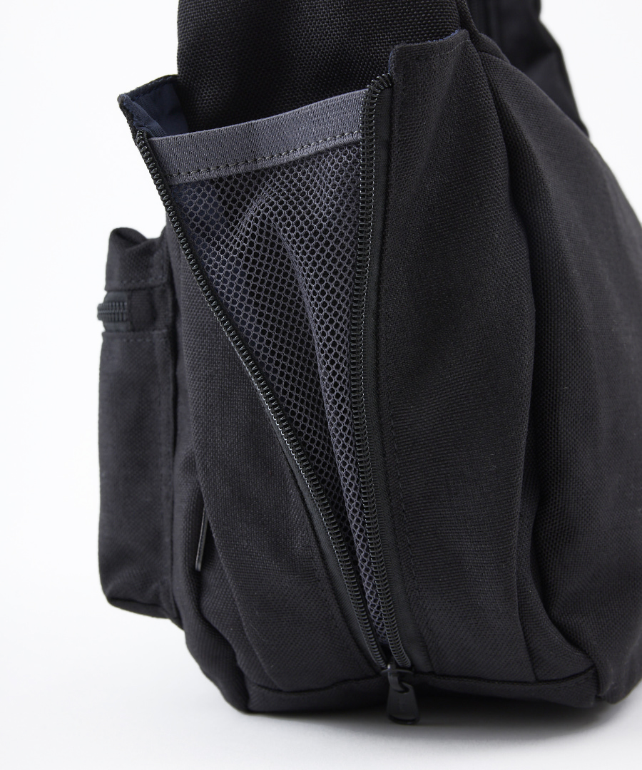 fulcro ショルダーバッグ 撥水 広い開口部 ドローストリングポケット A5 City fma-0023
