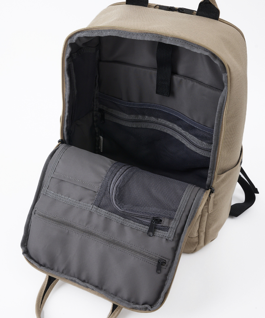 fulcro リュック バックパック 撥水 大容量 キャリーオン 収納しやすい 多収納 A4 City fma-0026