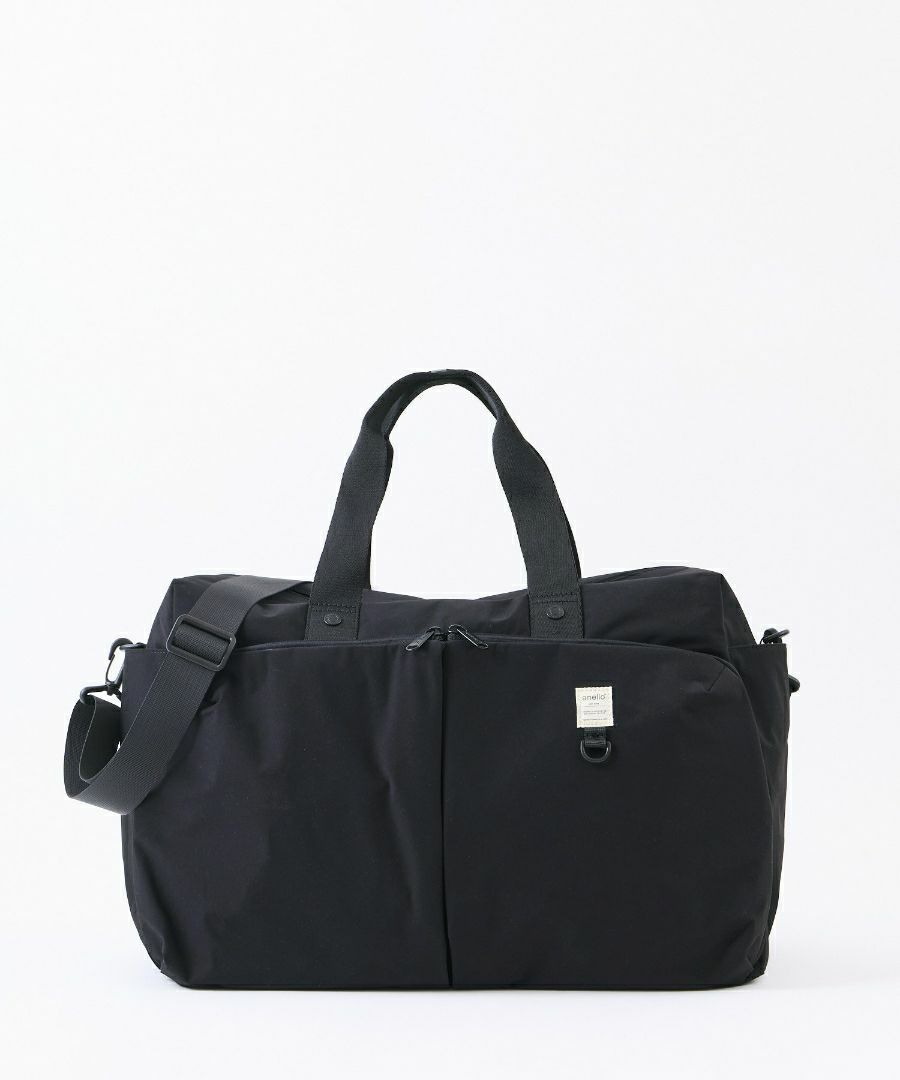 anello ボストンバッグ 両面撥水 軽量 2WAY 11ポケット 30L キャリーオン A3 NEW STANDARD AGB5002