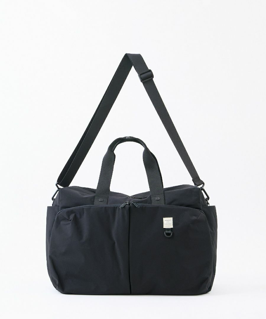 anello ボストンバッグ 両面撥水 軽量 2WAY 11ポケット 30L キャリーオン A3 NEW STANDARD AGB5002