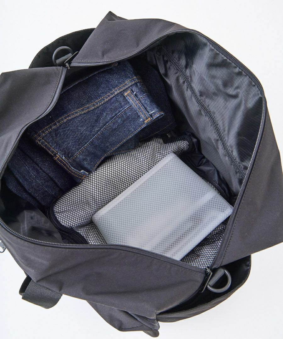 anello ボストンバッグ 両面撥水 軽量 2WAY 11ポケット 30L キャリーオン A3 NEW STANDARD AGB5002