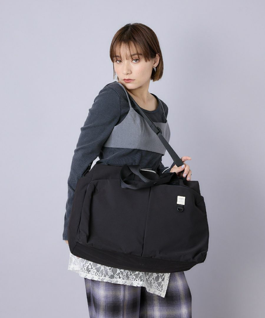 anello ボストンバッグ 両面撥水 軽量 2WAY 11ポケット 30L キャリーオン A3 NEW STANDARD AGB5002
