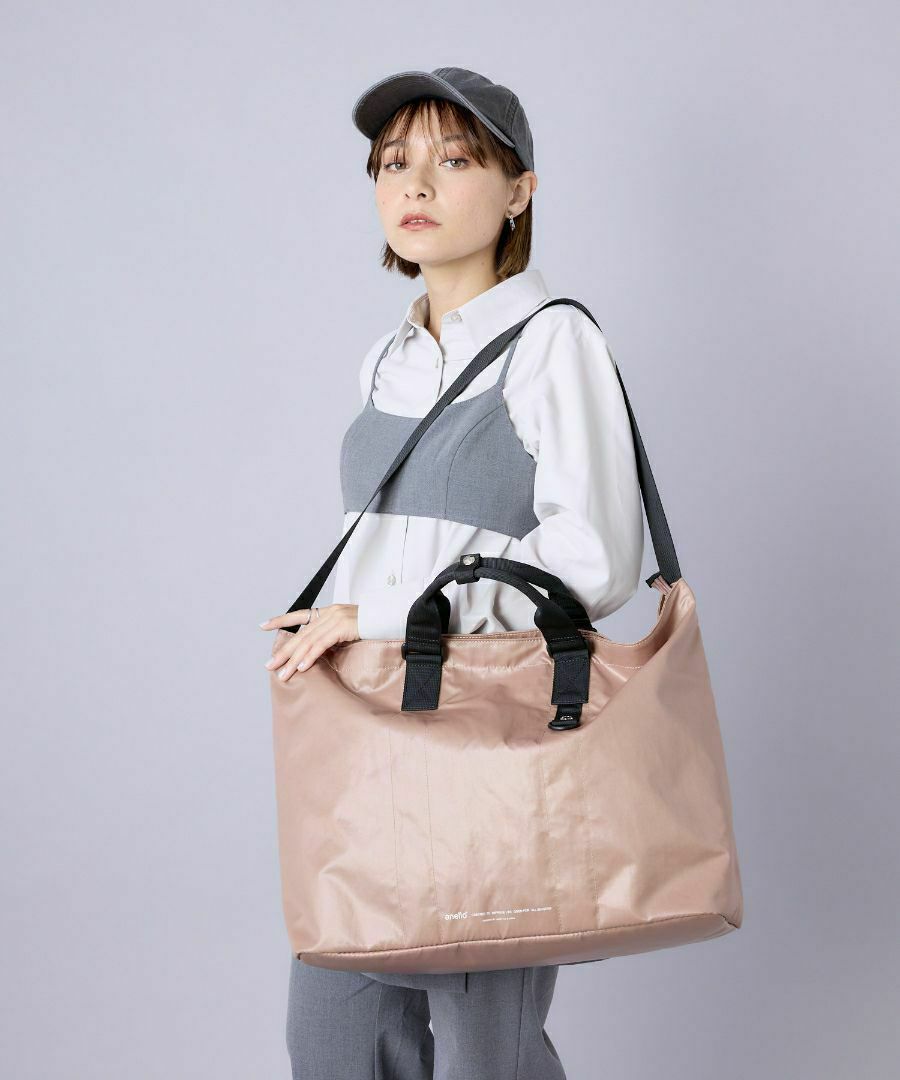 anello トートバッグ 耐水生地 硬すぎない素材でデイリー使いにぴったり A3 DANIELLE AIN1304