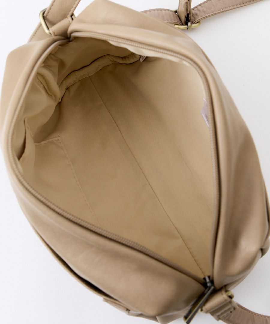 Legato Largo ショルダーバッグ 5ポケット 長財布と600mlボトルが同時収納 ヴィンテージ 自立 mini ナチュラルヴィンテージ LG-V0421