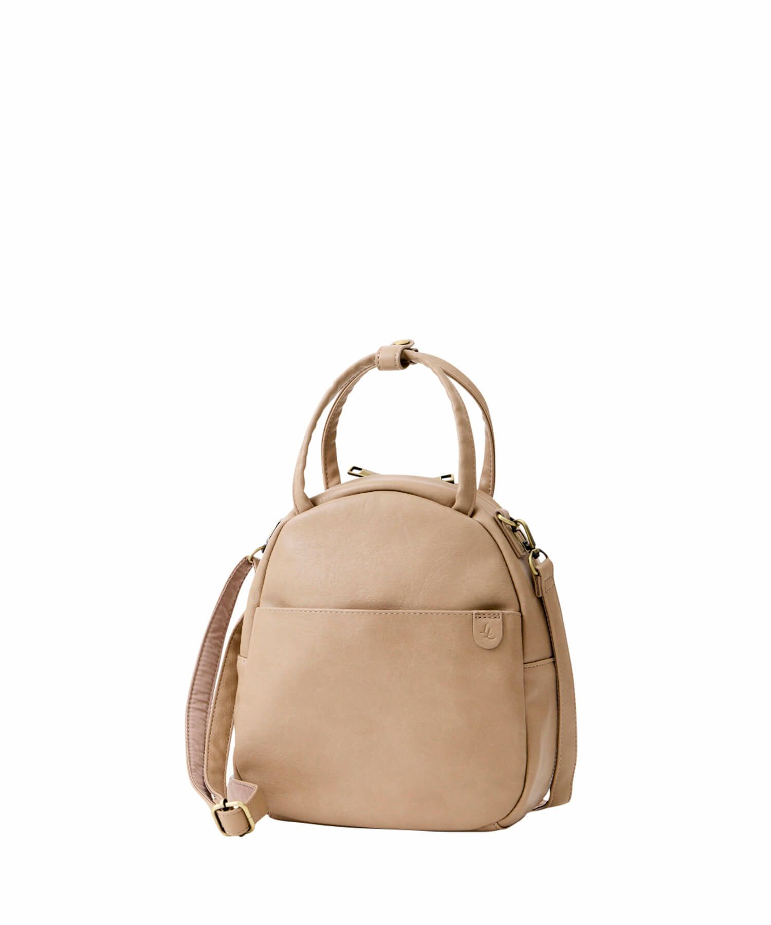 Legato Largo ショルダーバッグ 2WAY ヴィンテージ 自立 本革風合皮 A5 ナチュラルヴィンテージ LG-V0422