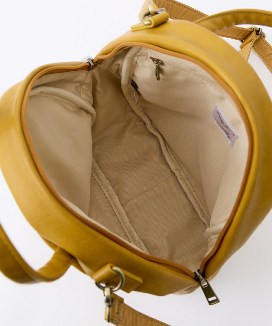 Legato Largo ショルダーバッグ 2WAY ヴィンテージ 自立 本革風合皮 A5 ナチュラルヴィンテージ LG-V0422