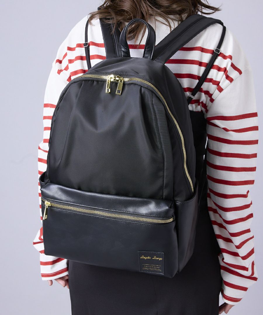 Legato Largo リュック バックパック 撥水 10ポケット 自立 A4 オールデイ LT-X0452