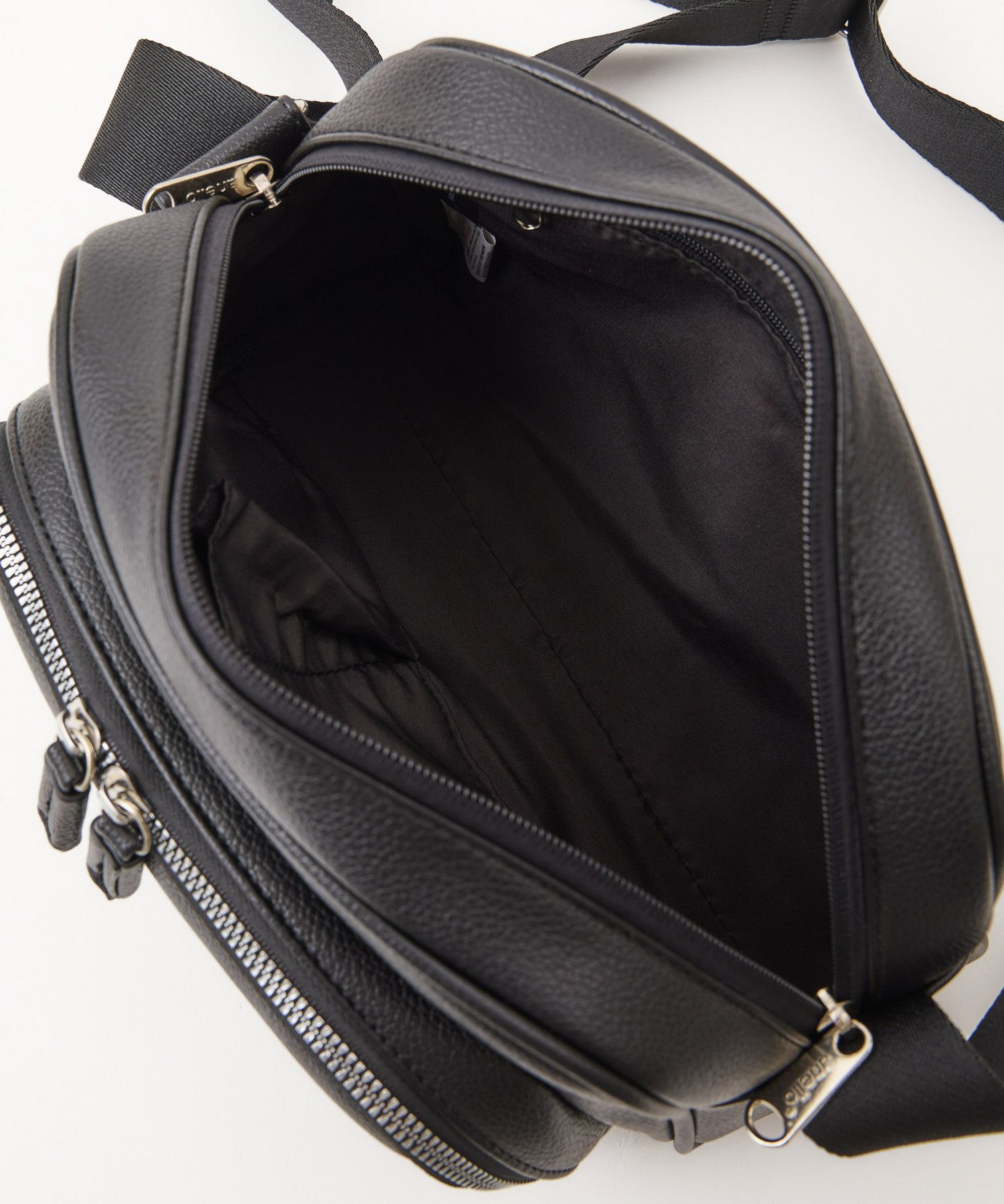 anello ショルダーバッグ 金属ビスロンファスナー 自立 mini CHERISH AGB5031