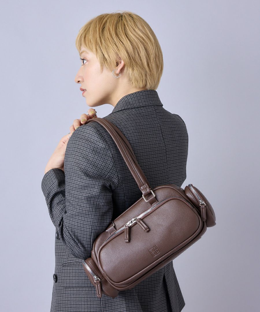 anello ボストンバッグ 金属ビスロンファスナー 自立 A5 CHERISH AGB5032