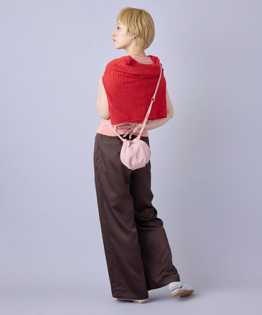 anello ショルダーバッグ 撥水 2WAY 巾着 mini MANO AIS1401