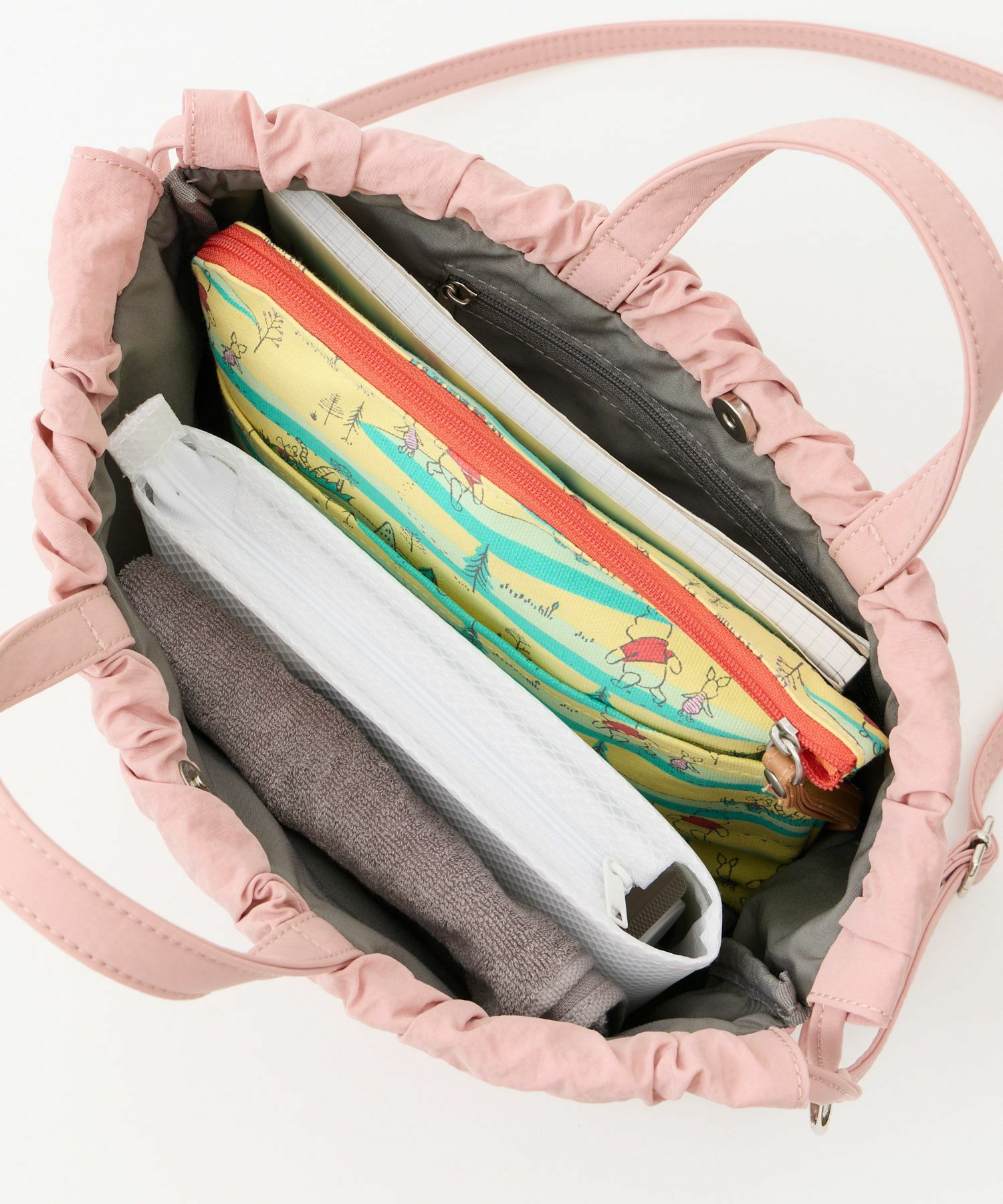 anello トートバッグ 撥水2WAY 巾着 A5 A5 MANO AIS1403