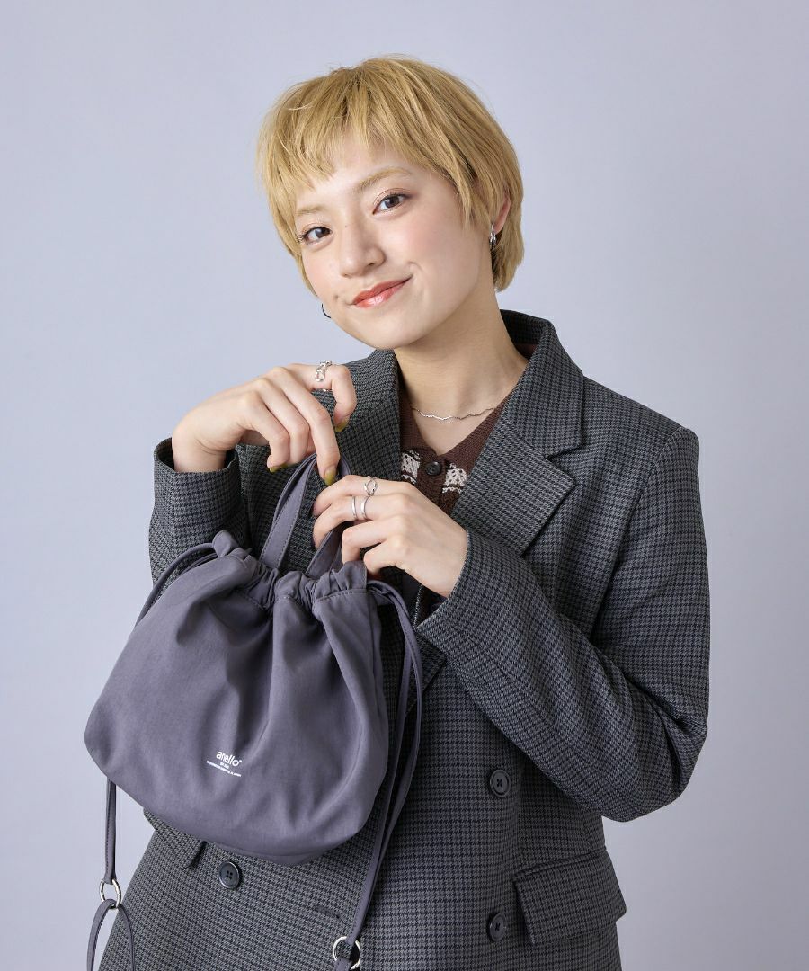 anello トートバッグ 撥水2WAY 巾着 A5 A5 MANO AIS1403