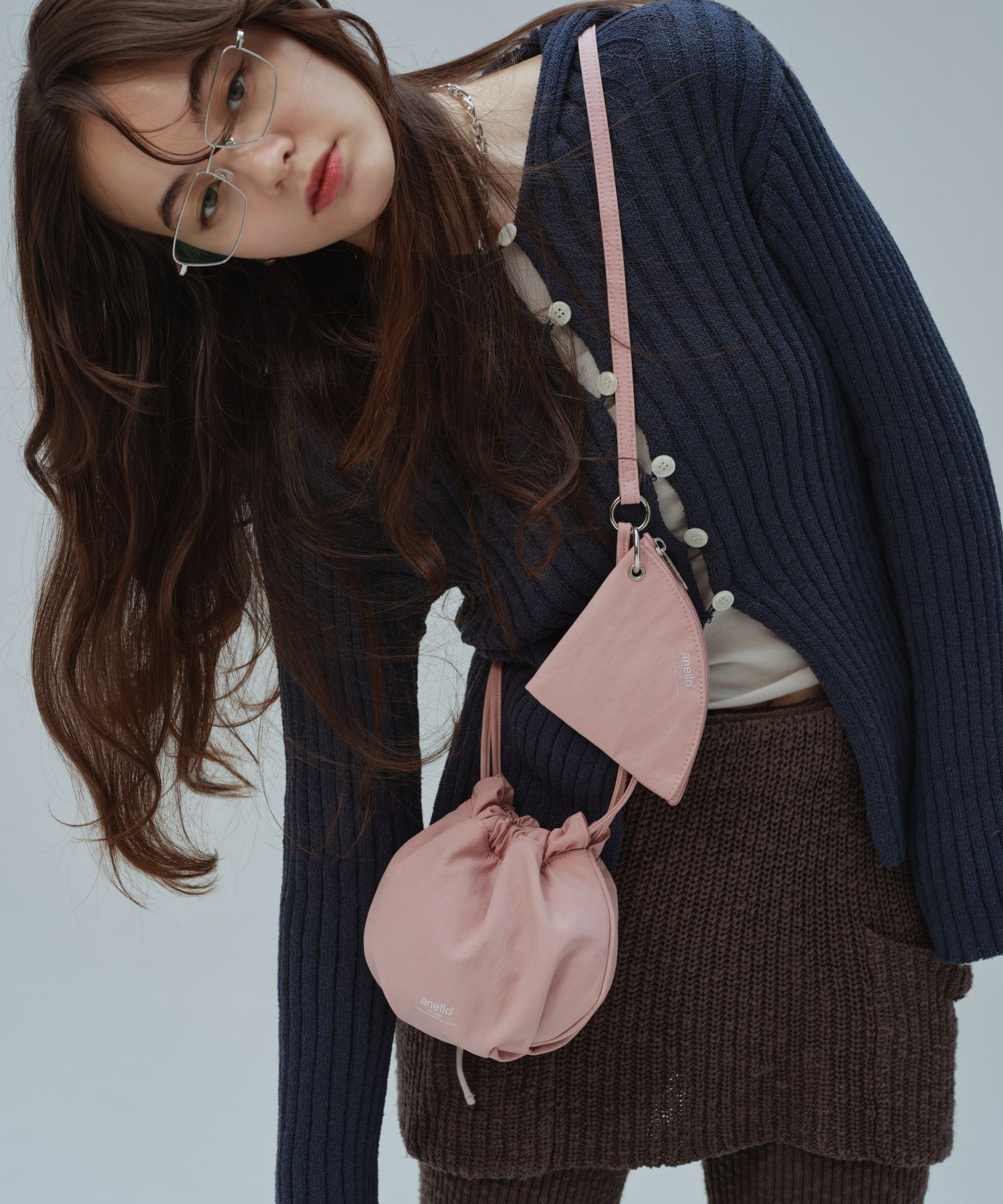 anello ポーチ 撥水 mini MANO AIS1404