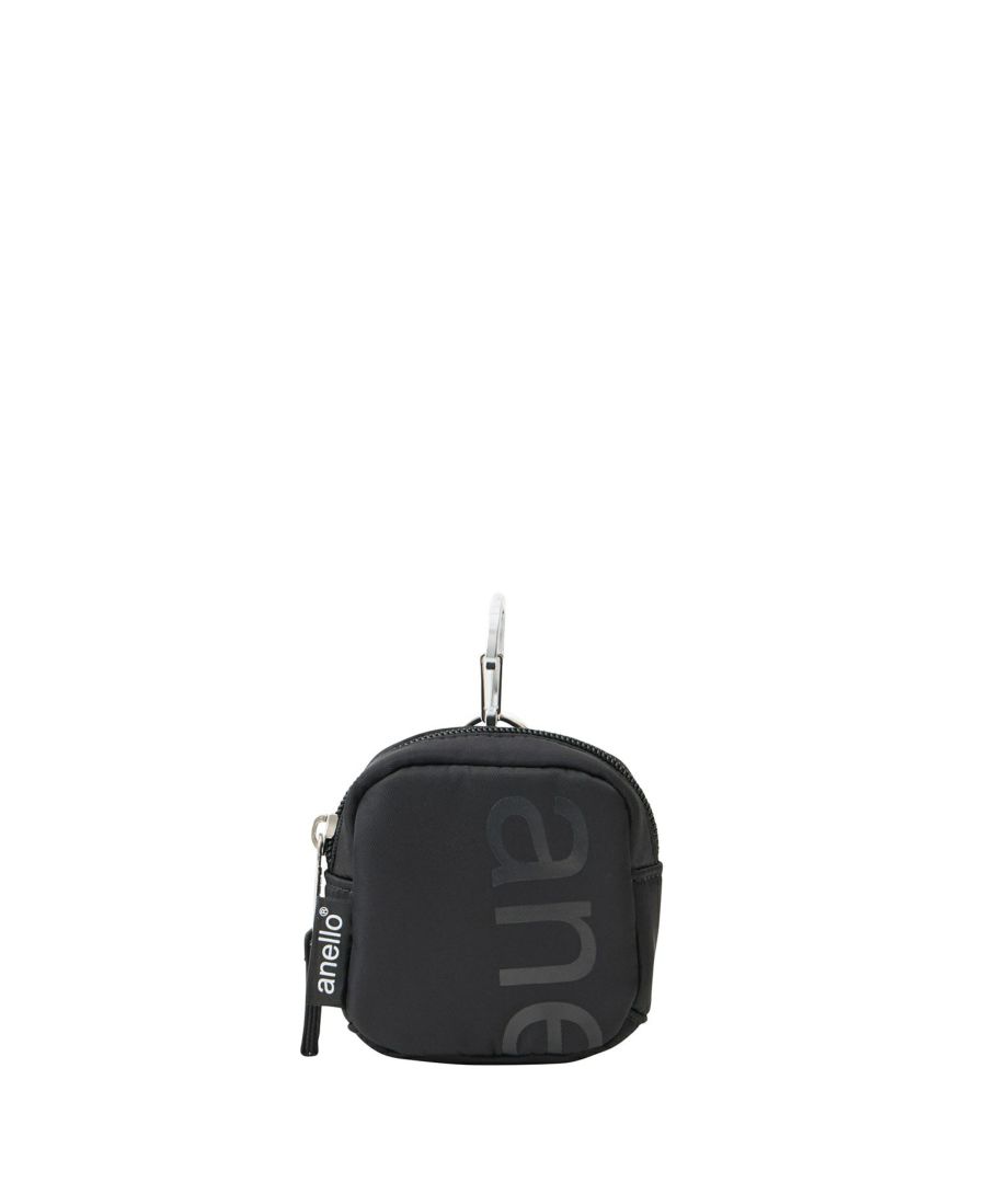 anello ポーチ 両面撥水 ラバープリント パディング カラビナ mini ALF AIY0131