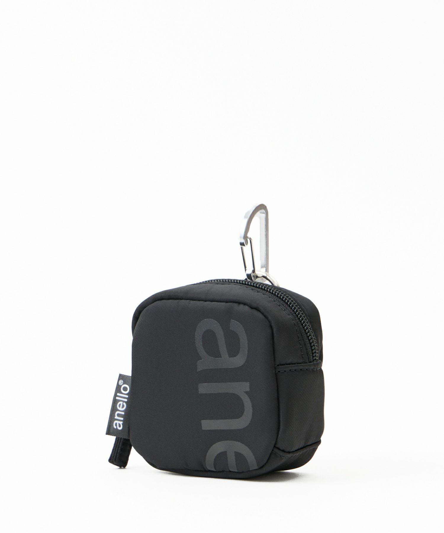 anello ポーチ 両面撥水 ラバープリント パディング カラビナ mini ALF AIY0131