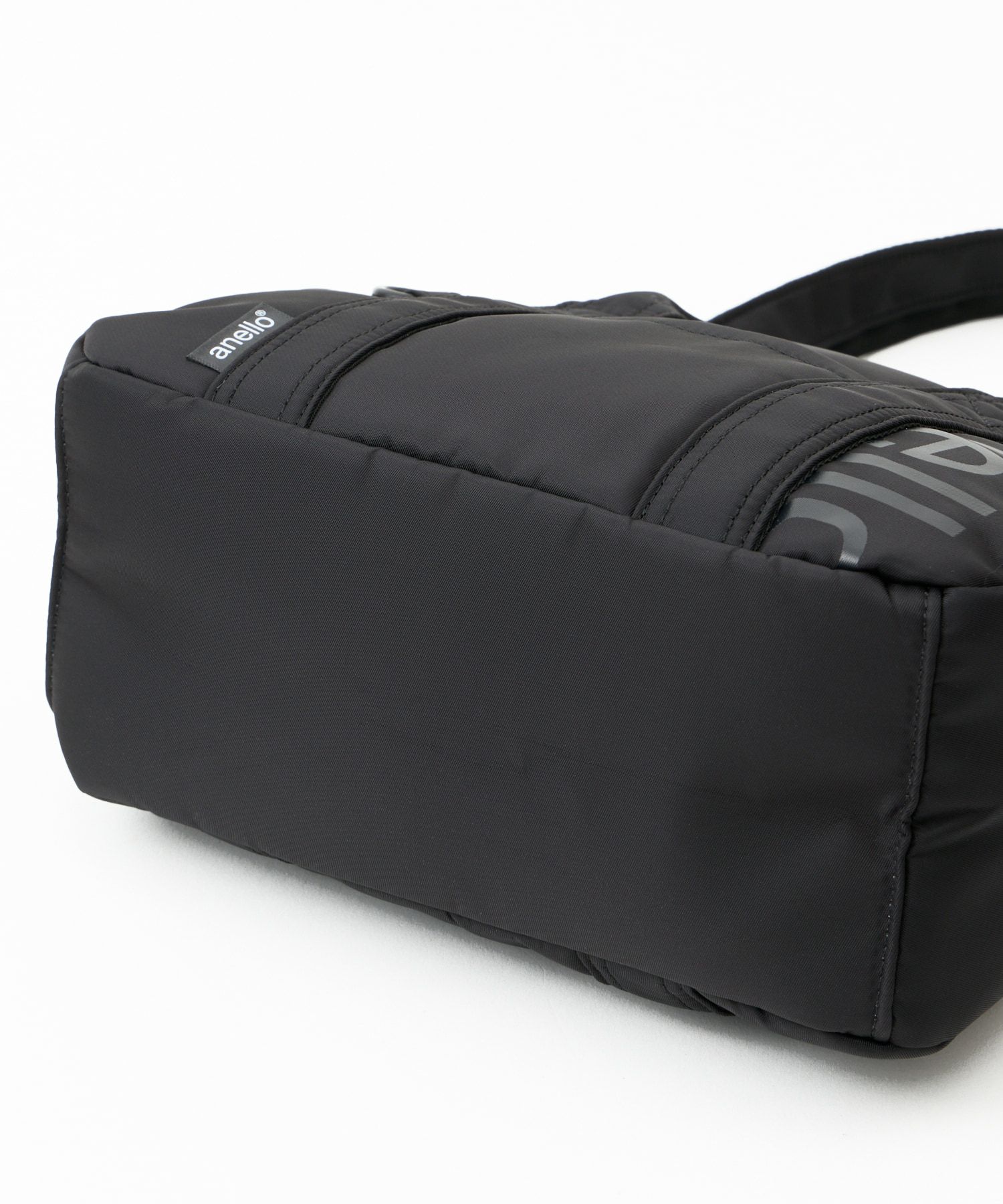 anello ショルダーバッグ 両面撥水 ラバープリント パディング Dカン 2WAY mini ALF AIY0132