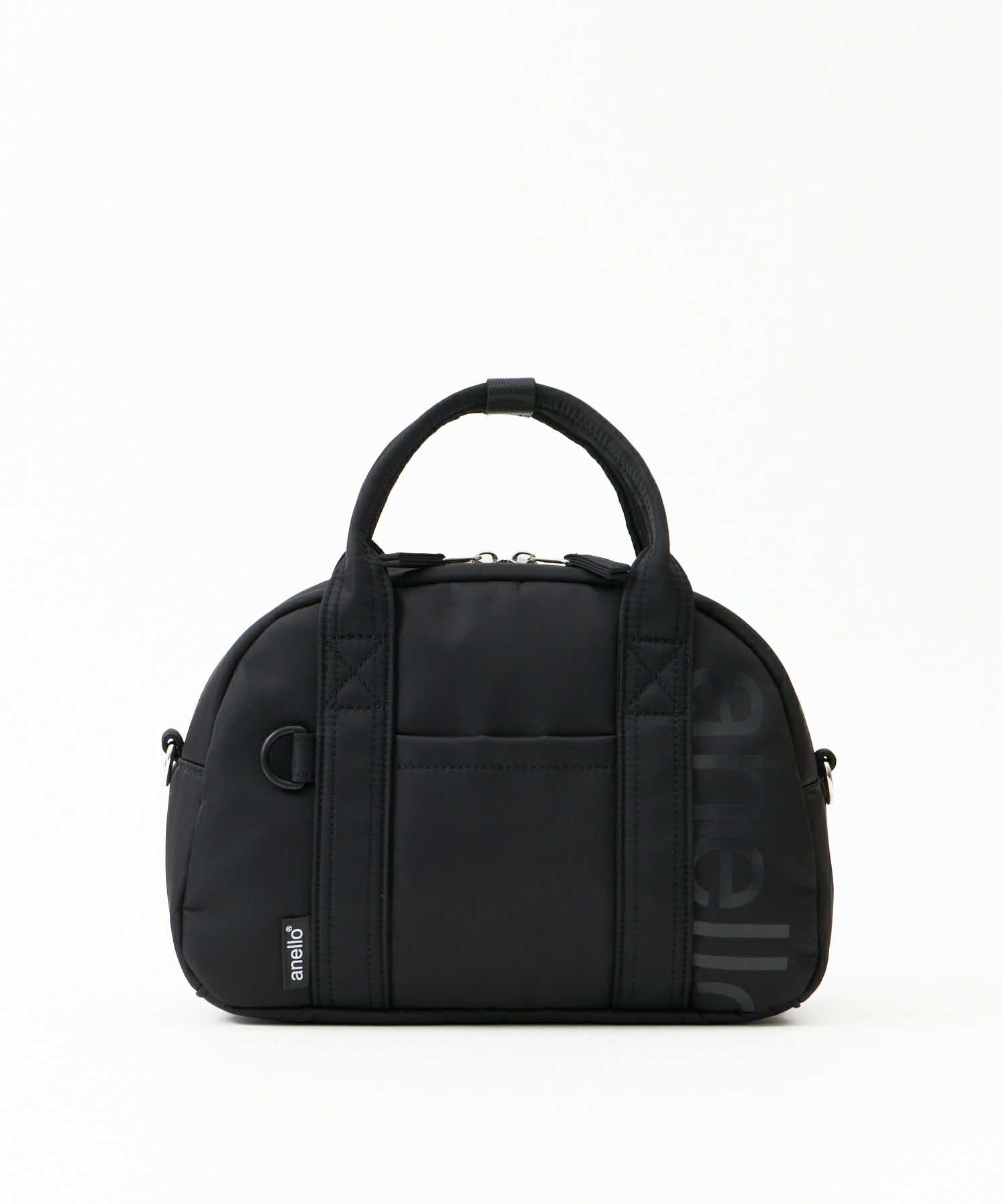 anello ボストンバッグ 両面撥水 ラバープリント パディング Dカン 2WAY mini ALF AIY0132