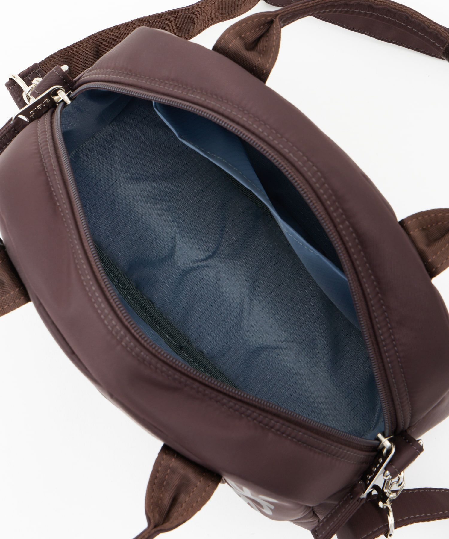 anello ボストンバッグ 両面撥水 ラバープリント パディング Dカン 2WAY mini ALF AIY0132