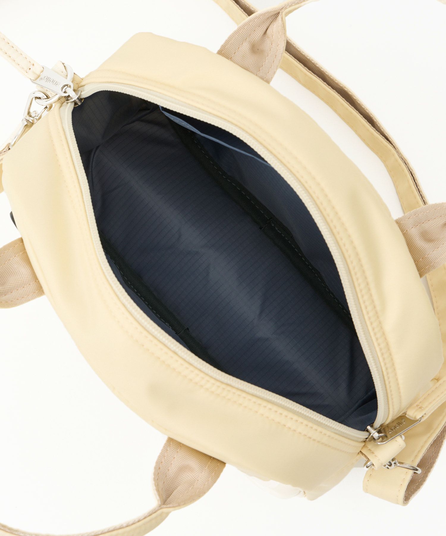 anello ショルダーバッグ 両面撥水 ラバープリント パディング Dカン 2WAY mini ALF AIY0132