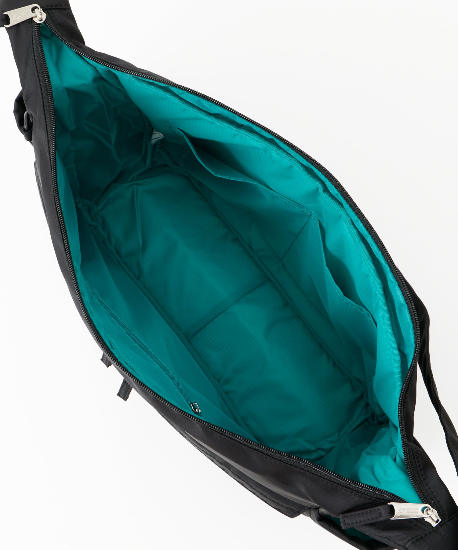 anello ショルダーバッグ 両面撥水 ラバープリント パディング Dカン A4 ALF AIY0133