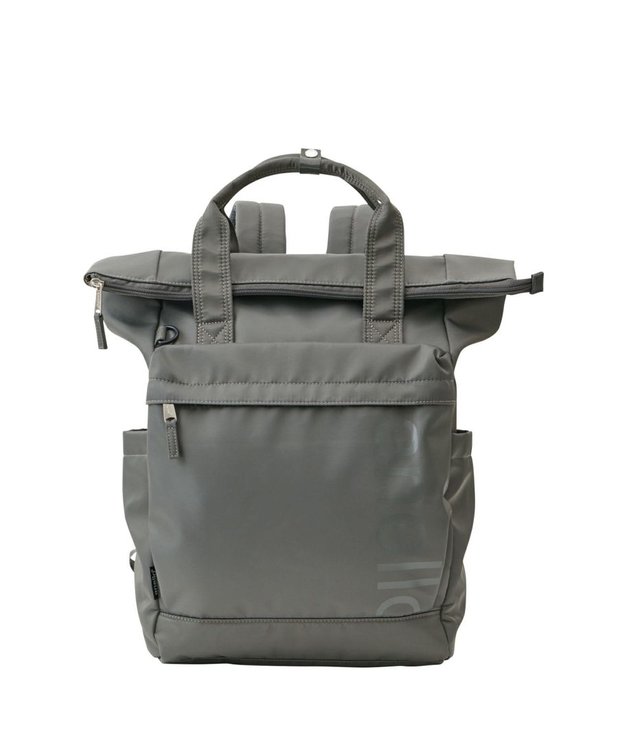 anello リュック バックパック 両面撥水 ラバープリント パディング Dカン PC収納 キャリーオン A4 ALF AIY0134