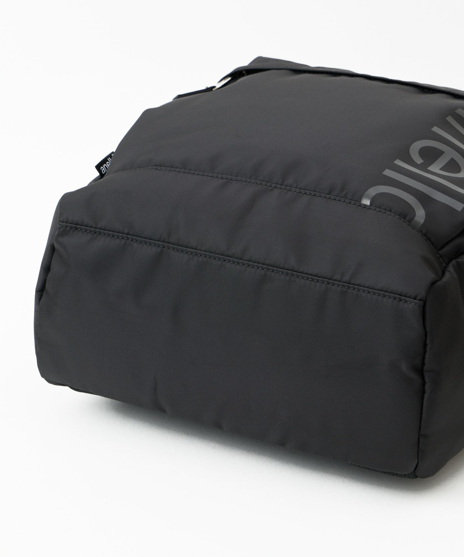 anello リュック バックパック 両面撥水 ラバープリント パディング Dカン PC収納 キャリーオン A4 ALF AIY0134