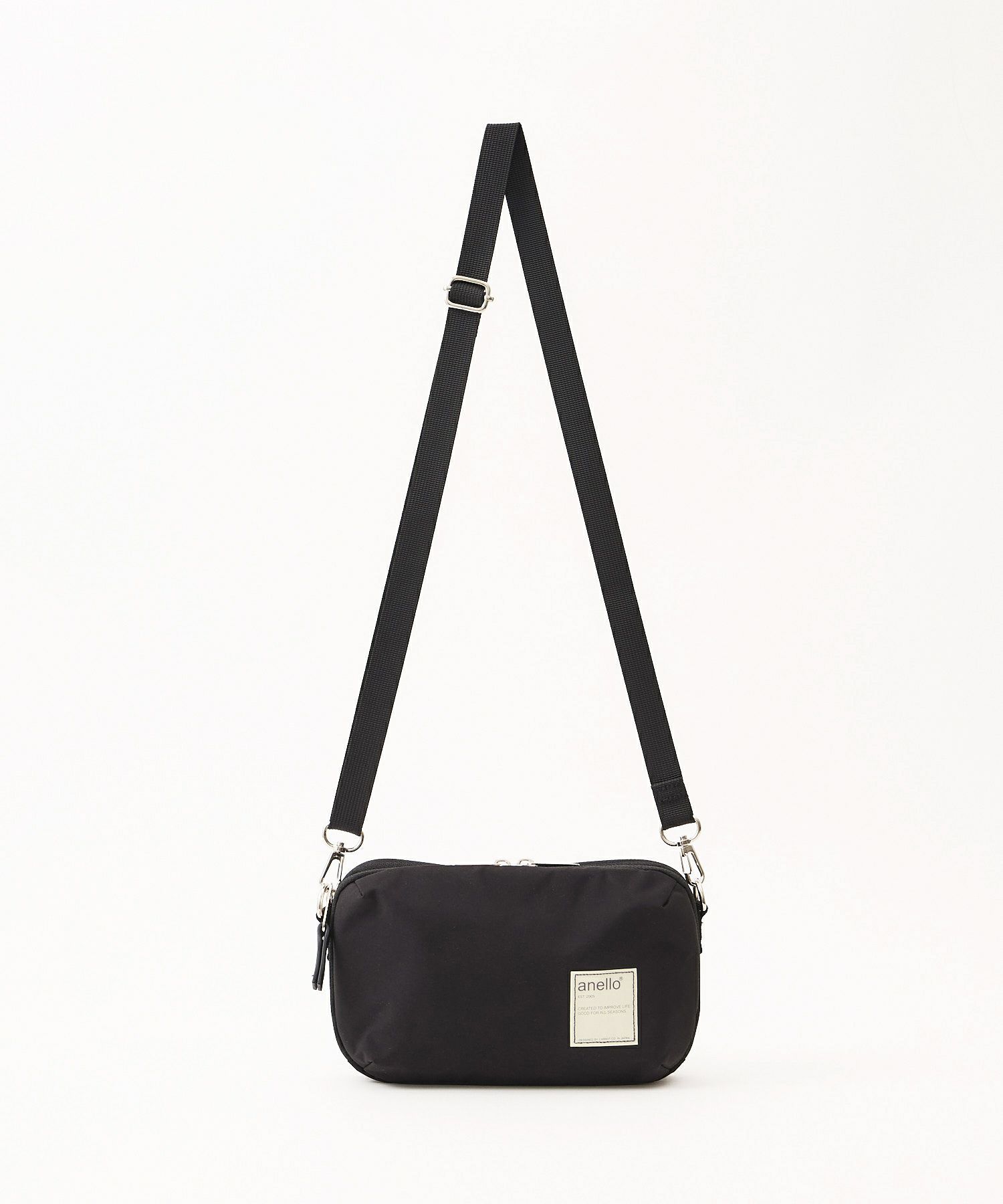 anello ショルダーバッグ 両面撥水 お財布機能 mini CIRCLE ATS0656