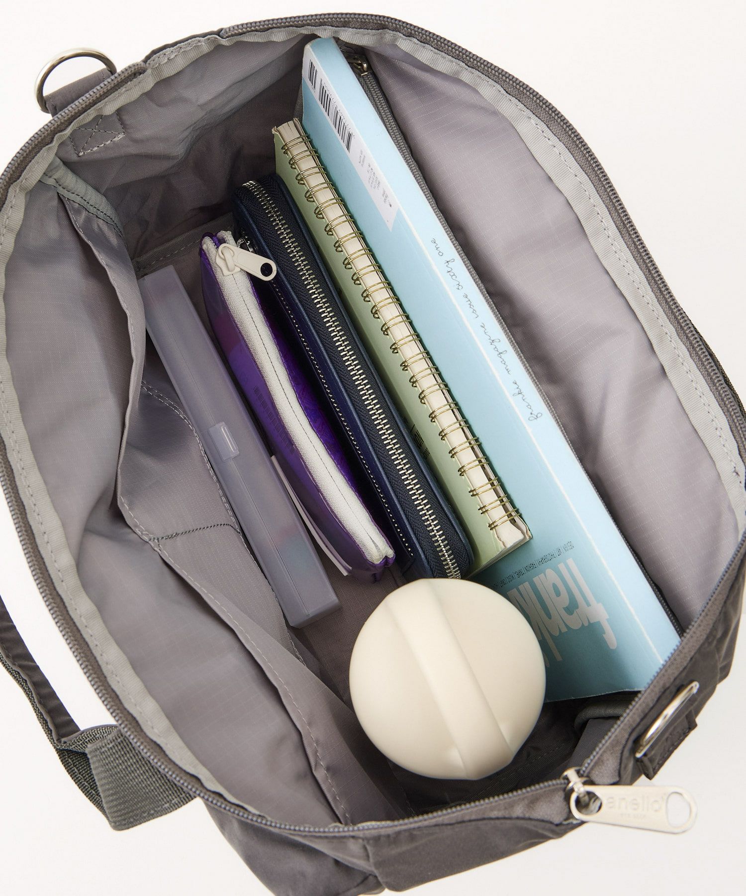 anello トートバッグ 両面撥水 2WAY A4 5ポケ A4 CIRCLE ATS0657