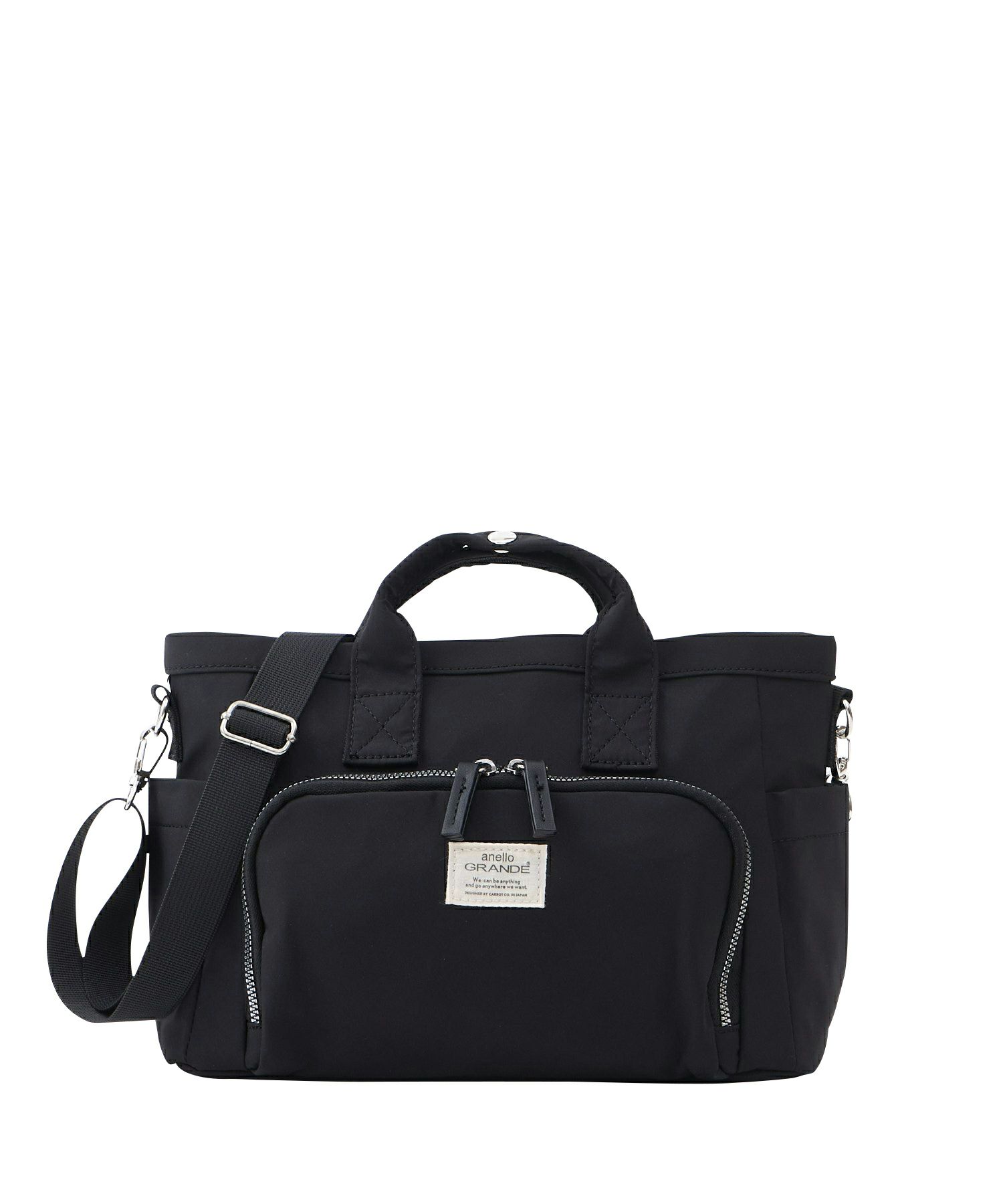 anello GRANDE ショルダーバッグ 両面撥水 10ポケット 金属ビスロンファスナー 2WAY A5 CORY GGY0151