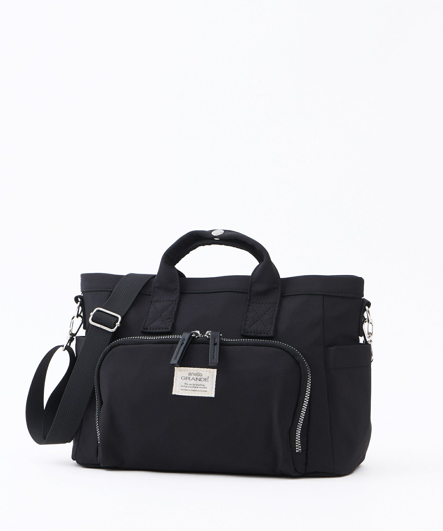 anello GRANDE ショルダーバッグ 両面撥水 10ポケット 金属ビスロンファスナー 2WAY A5 CORY GGY0151