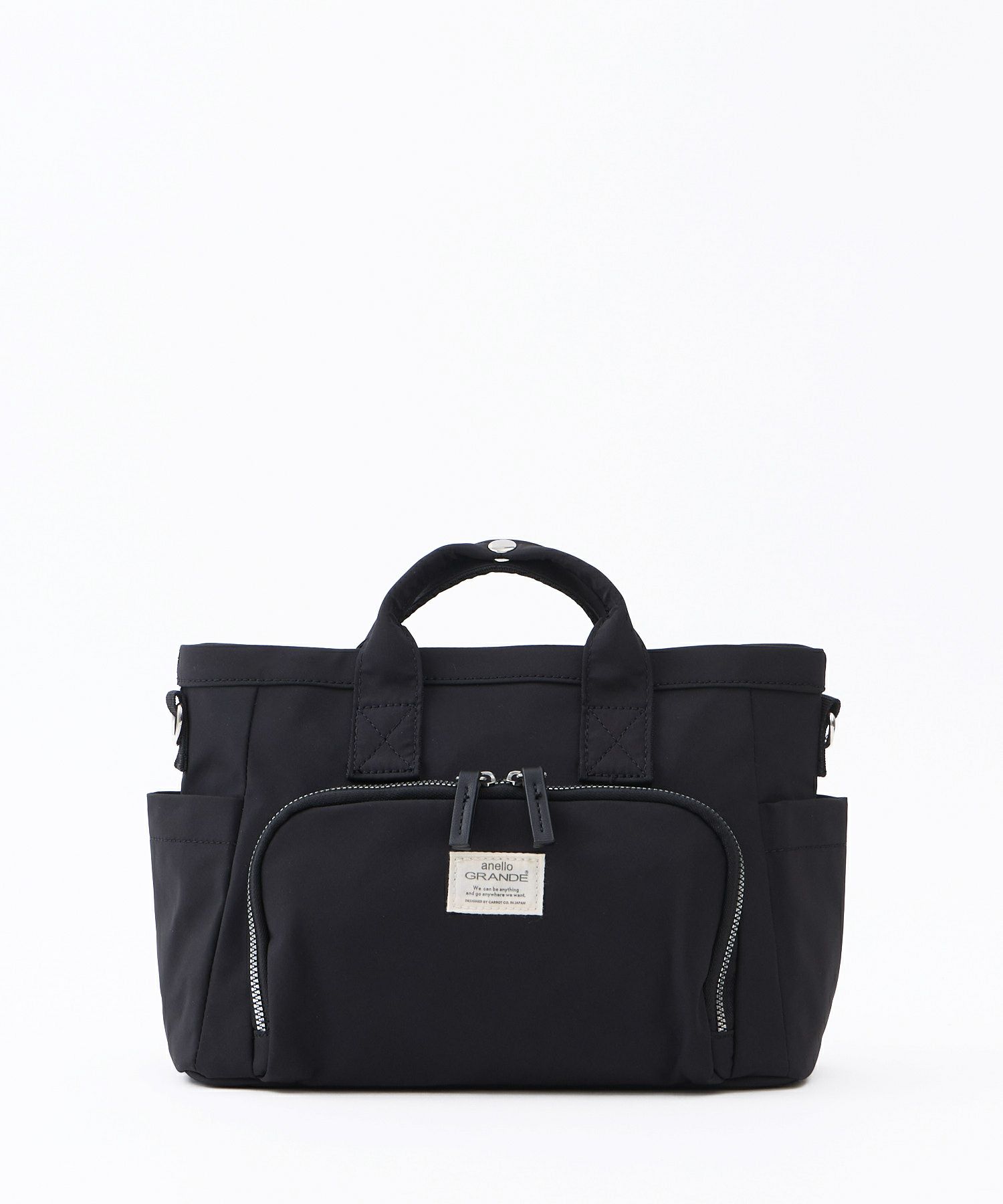 anello GRANDE ショルダーバッグ 両面撥水 10ポケット 金属ビスロンファスナー 2WAY A5 CORY GGY0151