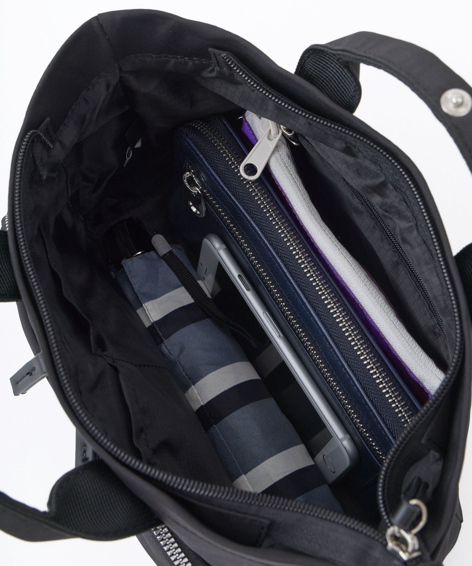 anello GRANDE ショルダーバッグ 両面撥水 10ポケット 金属ビスロンファスナー 2WAY A5 CORY GGY0151