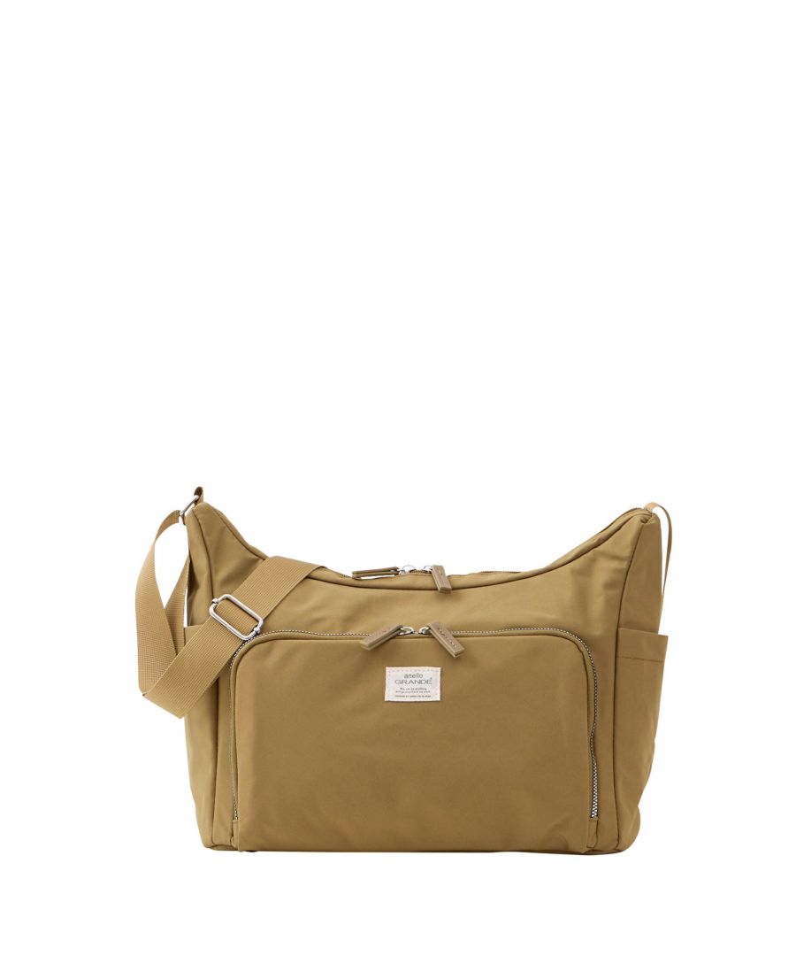 anello GRANDE ショルダーバッグ 両面撥水 10ポケット 金属ビスロンファスナー A4 CORY GGY0152