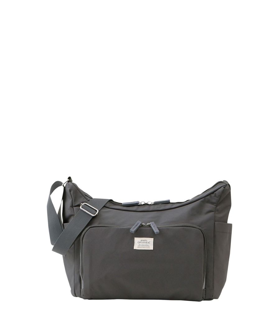 anello GRANDE ショルダーバッグ 両面撥水 10ポケット 金属ビスロンファスナー A4 CORY GGY0152